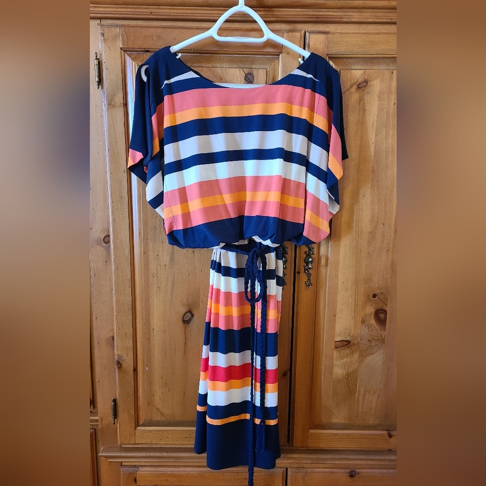 Laura Multicolor Midi Dress